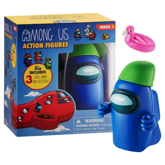 Among Us Collectible Action Figure Series 2 With Accessories - Blue/Green