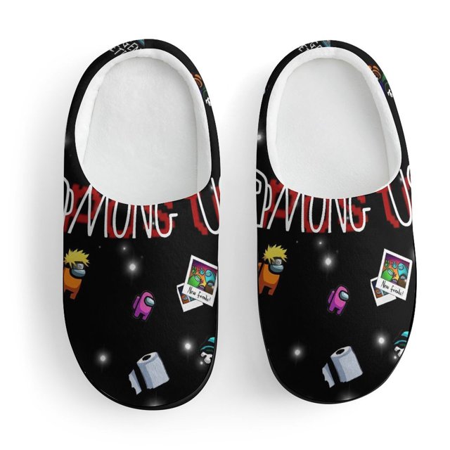Among Us Cotton Slippers Unisex SlipOn Plush Slippers NonSlip