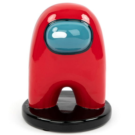 Among Us Crewmate Ceramic Piggy Bank, Ceramic, Red, Innersloth