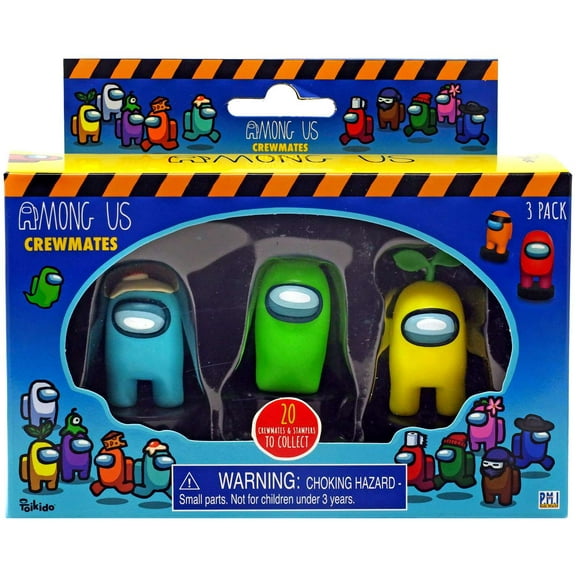 Among Us Crewmate Stampers 3 Pack | 3 Random Figures