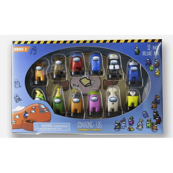 Among Us Crewmate Stampers Deluxe 12 Pack Series 2 Collectible