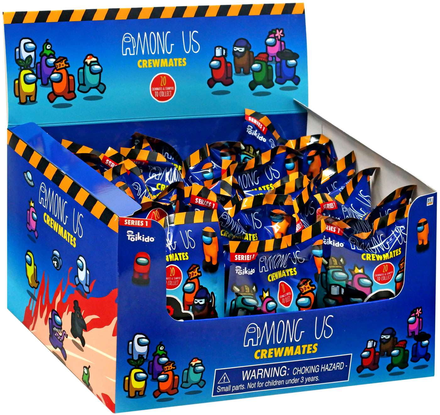 Among Us Crewmate Stampers Mystery Box (24 Packs, Bagged)