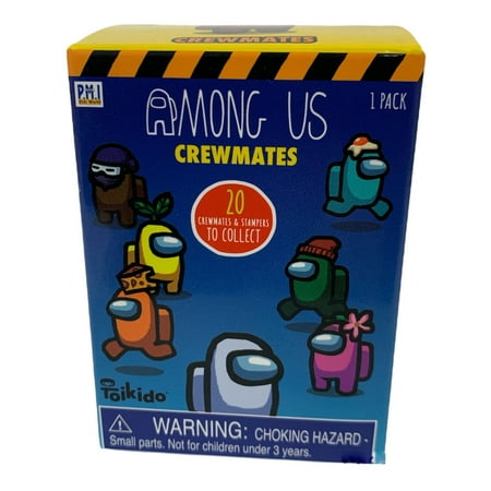 Among Us Crewmates Colored Stampers Mystery Box 2 Inch - 1 Box Randomly Selected