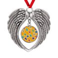 Among Us Game Retro Christmas Ornaments Angel Wings Memorial Christmas