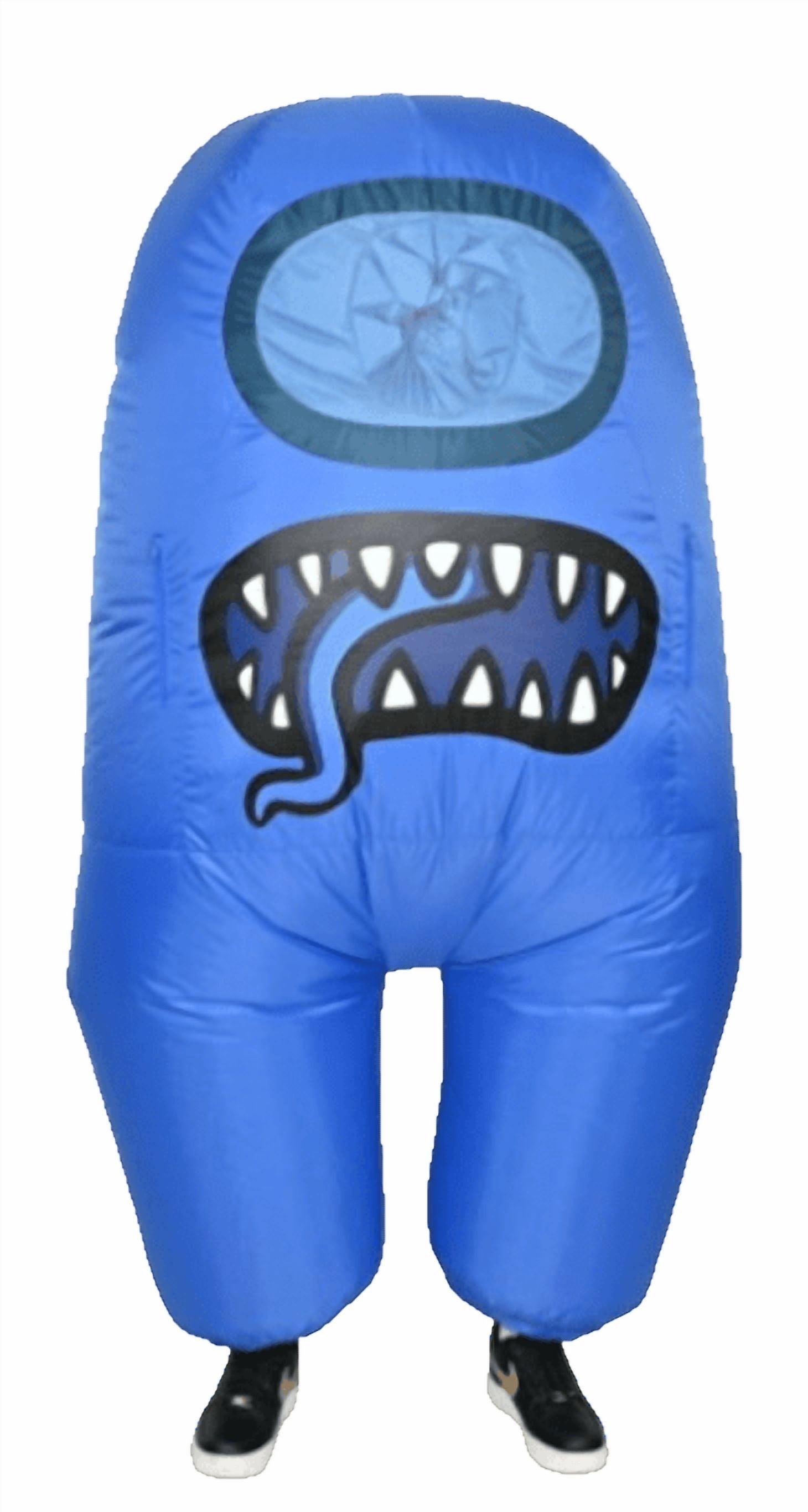Among Us Impostor Inflatable Blue Halloween Costume for Children, Youth One Size Fit, by YuMe Toys
