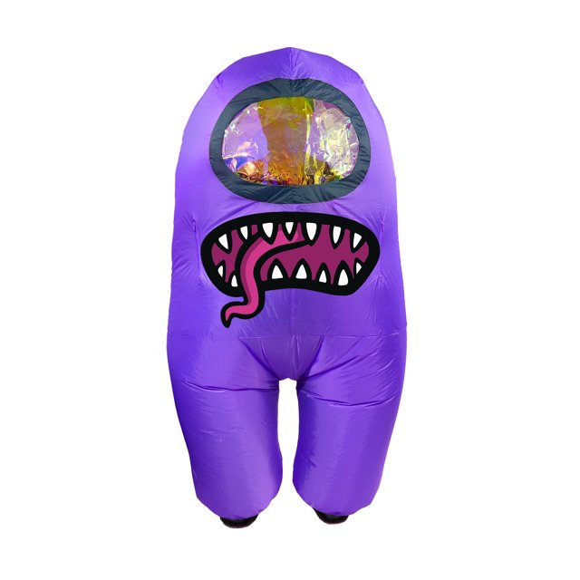 Among Us Inflatable Halloween Fantasy Costumes Impostor, Adult One Size