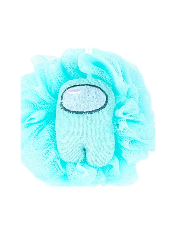 Kids Microfiber Bath Character Loofah, Blue