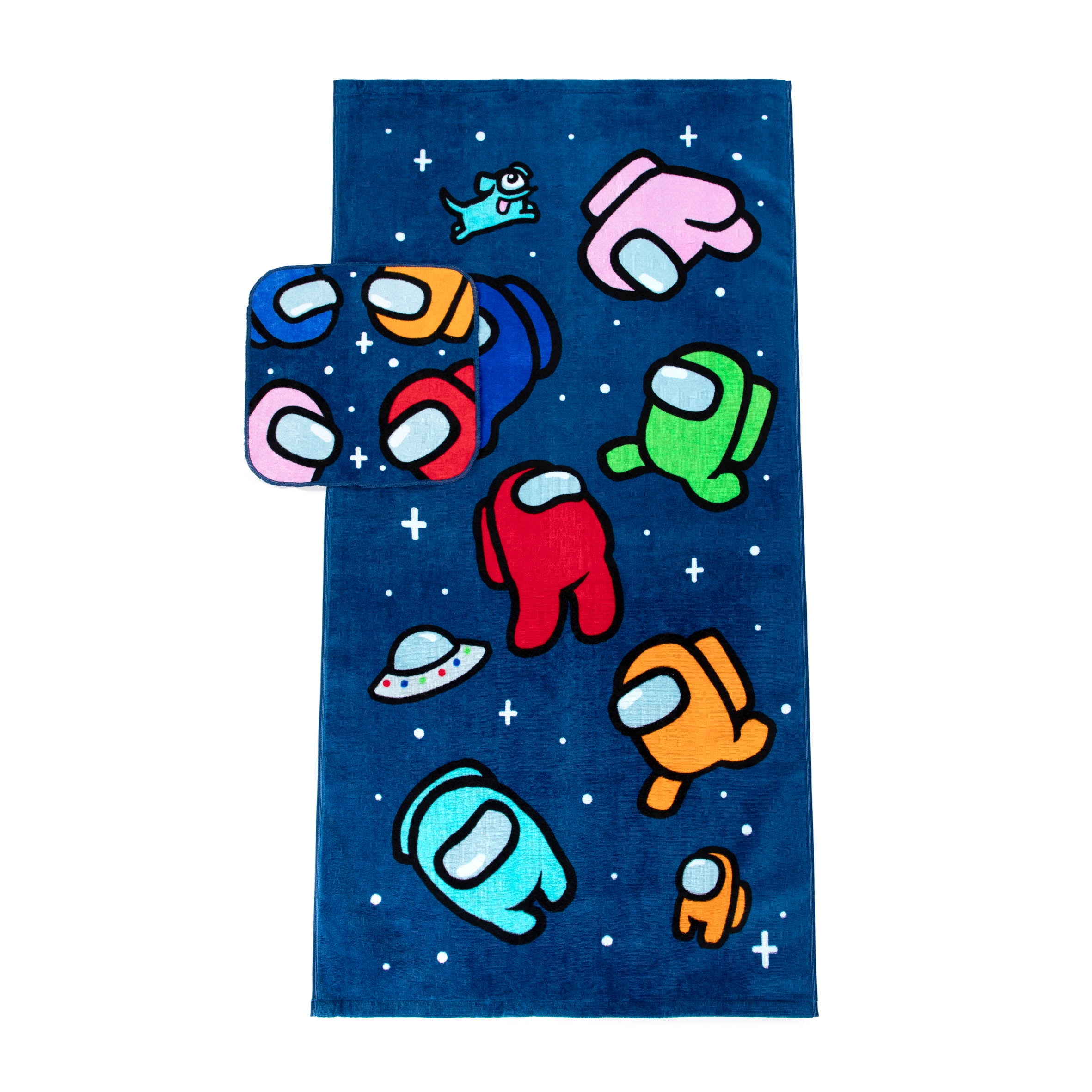 Among Us Kids Cotton 2 Piece Towel and Washcloth Set - Walmart.com