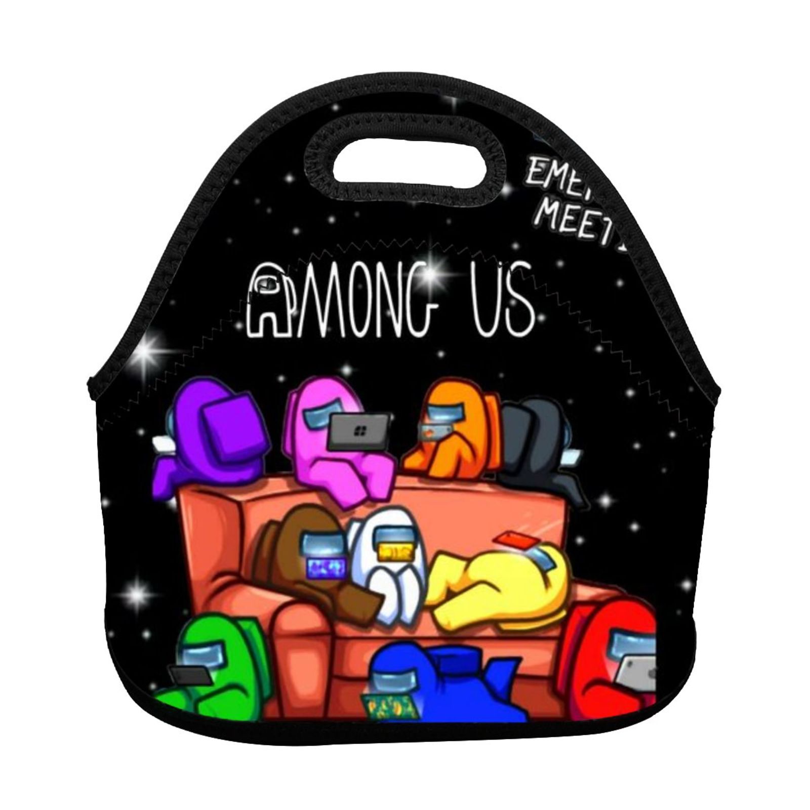 Among Us Lunch Bags Thermal Insulated Lunch Tote Bag Reusable Washable