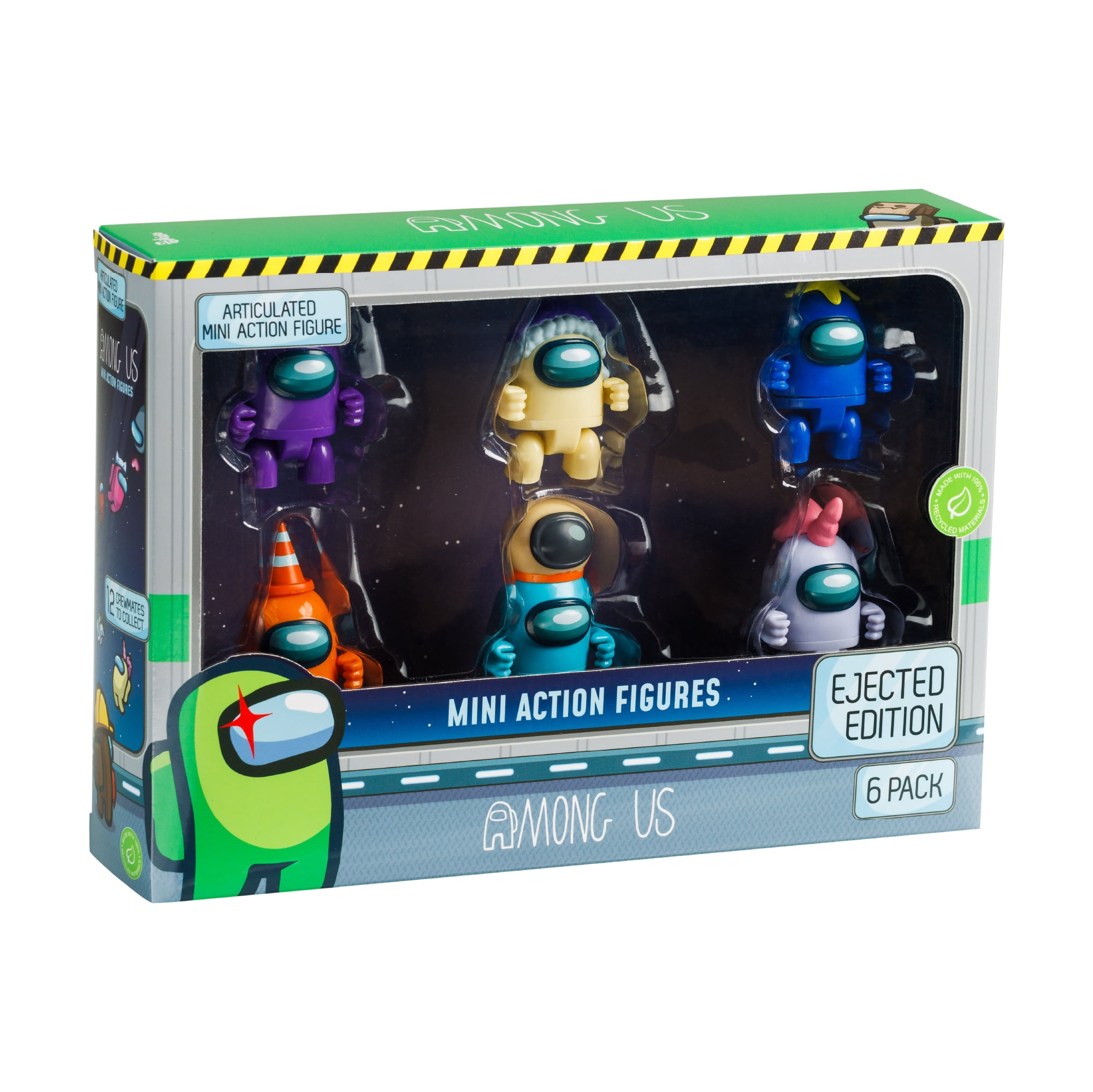 Among Us Mini action figure. 6 pc in a Deluxe Box