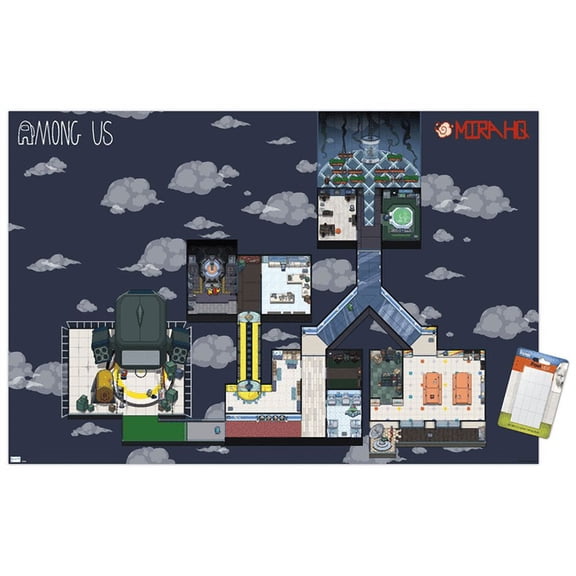 Among Us - Mira Map Wall Poster, 22.375" x 34"