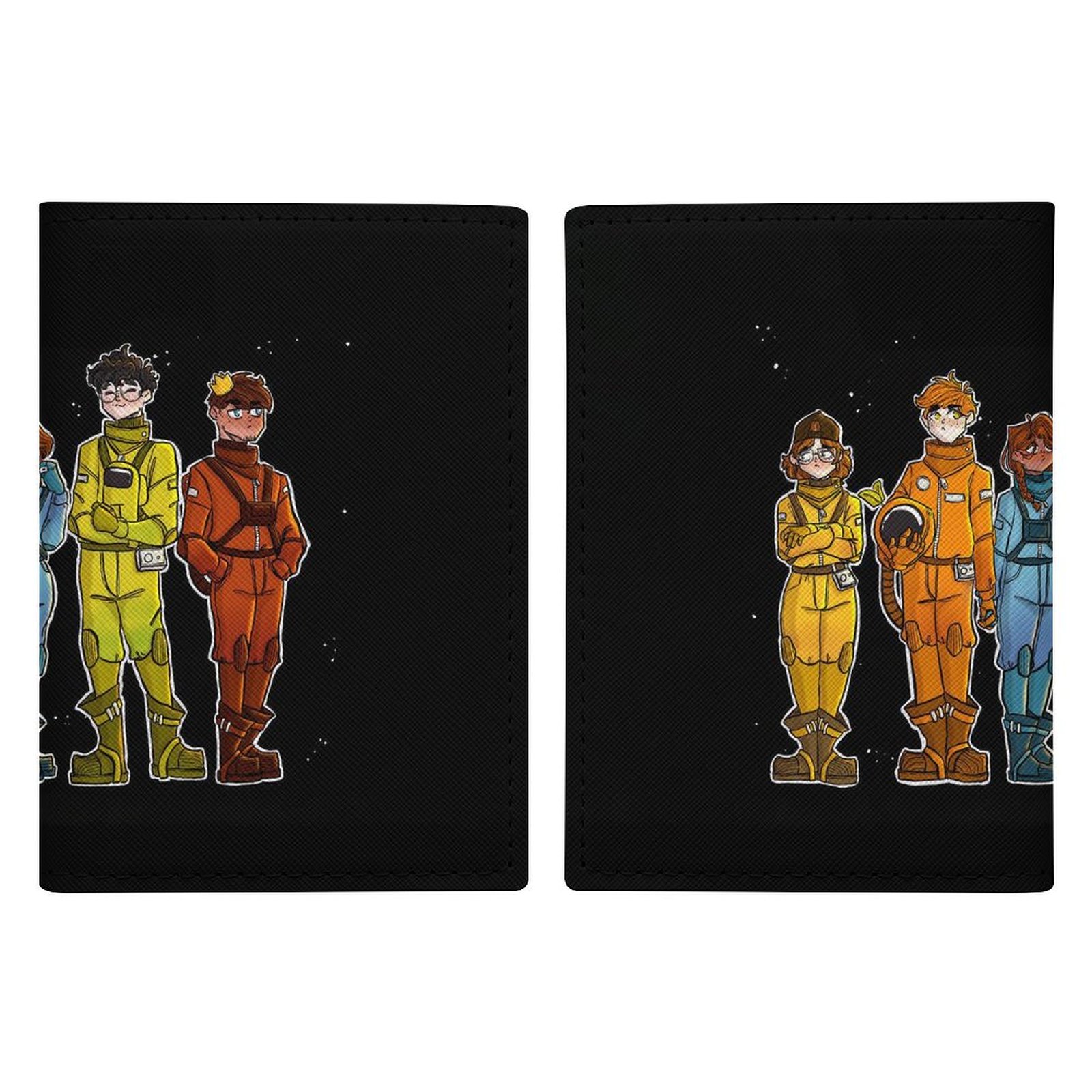 Among Us Passport Cover with Zipper Closure & Sim Pockets Lightweight