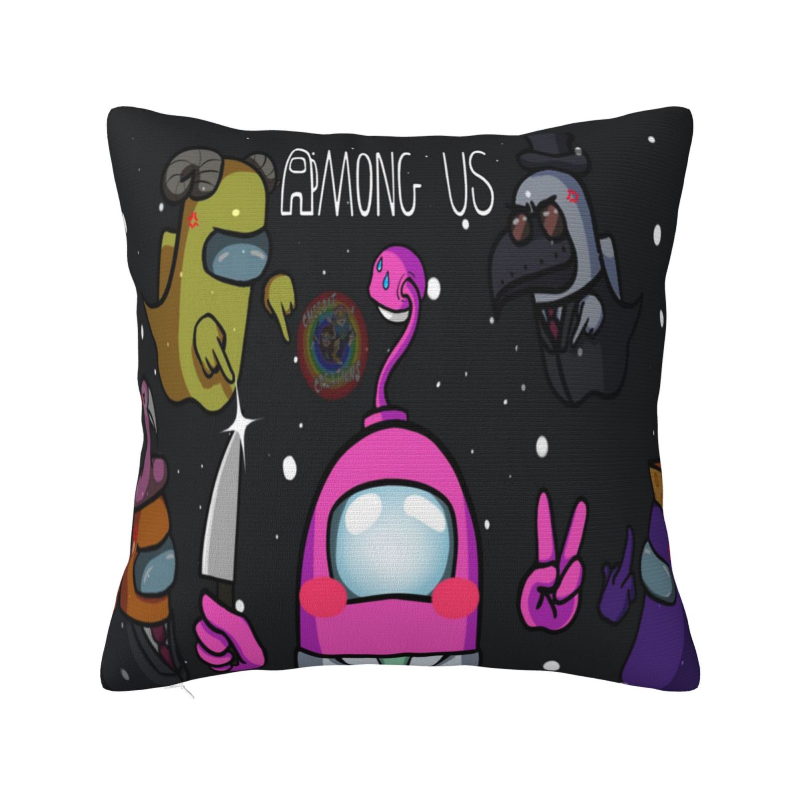 Among Us Pillowcase Cartoon Pillow Cover Soft Couch Case Home