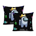 Among Us Pillowcase Set Anime Throw Pillow Cover 2 Pieces Christmas