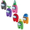 thumbnail image 1 of Among Us Plush 5 inch Plushies - 6 Pack, 1 of 7