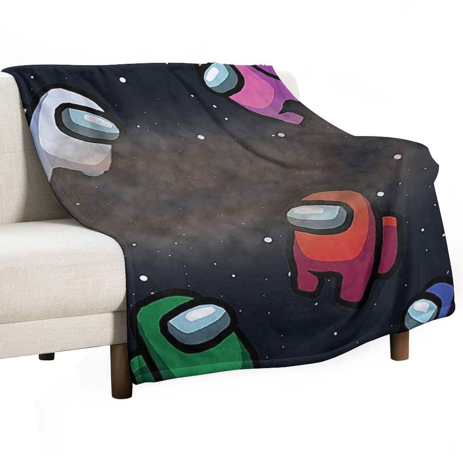 Among_Us Plush Throw Blanket Measures 30"x40" Kids Super Soft