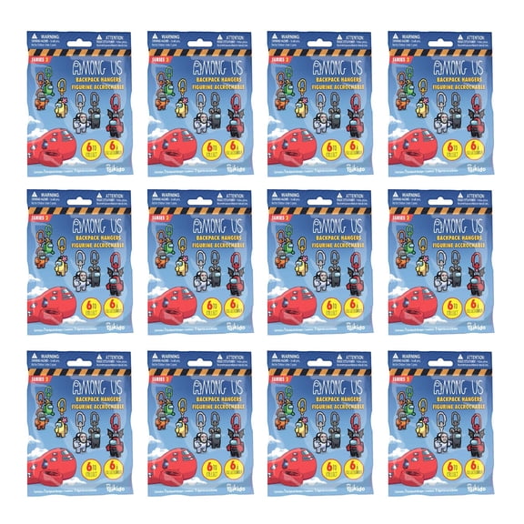 Among Us Series 2 Backpack Hanger | Set of 12