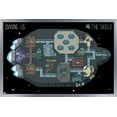 thumbnail image 1 of Among Us - Skeld Map Wall Poster, 22.375" x 34", Framed, 1 of 3