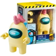 Among Us Yellow Unicorn Crewmate Action Figure Hands Hats Accessories PMI International