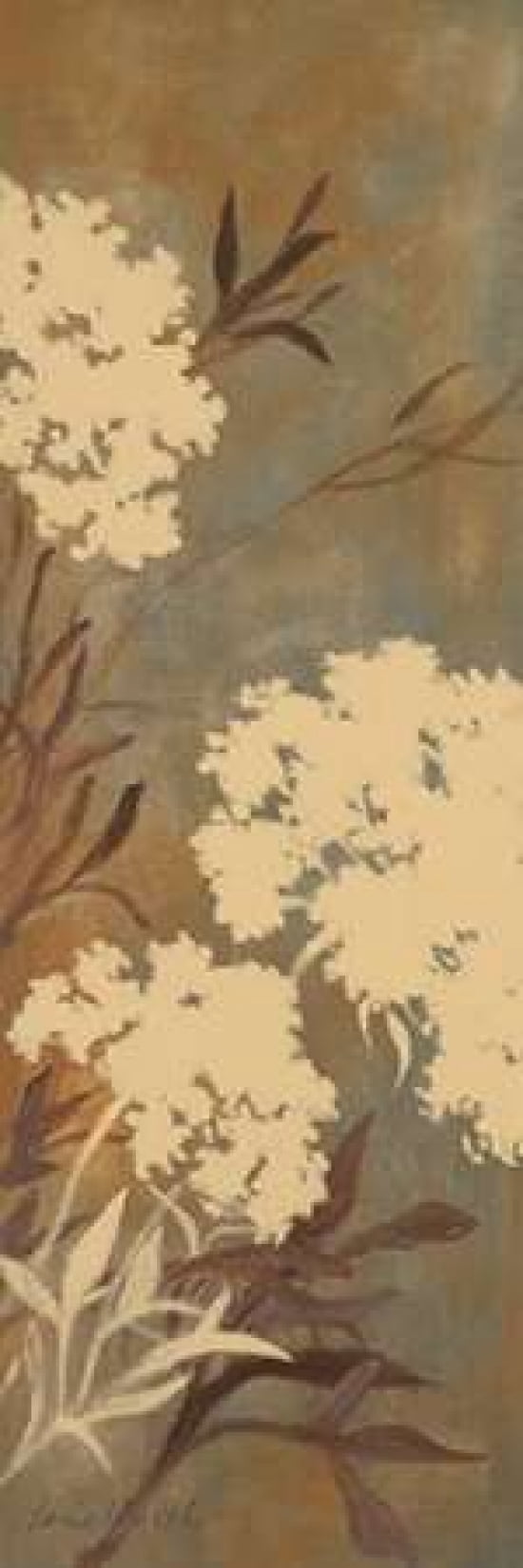 Among the Flowers III Canvas Art - Lanie Loreth (8 x 24)