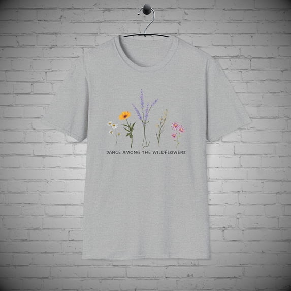 Among the Wildflowers t-shirts, Florist Shirt, Boho tee, Flower Lover Gift