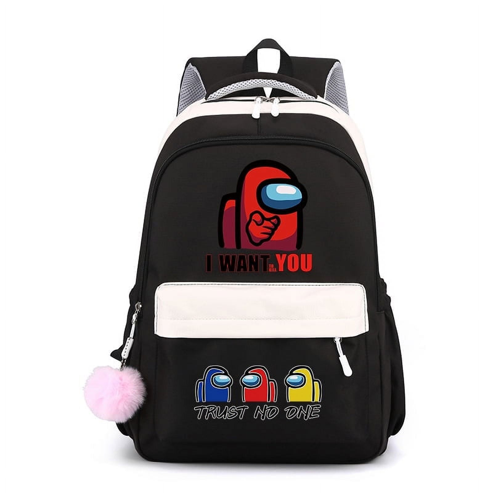Among us Backpacks for Kids Cartoon Lightweight Durable Bookbag Casual Daypacks Travel Bag for Boys Girls Walmart