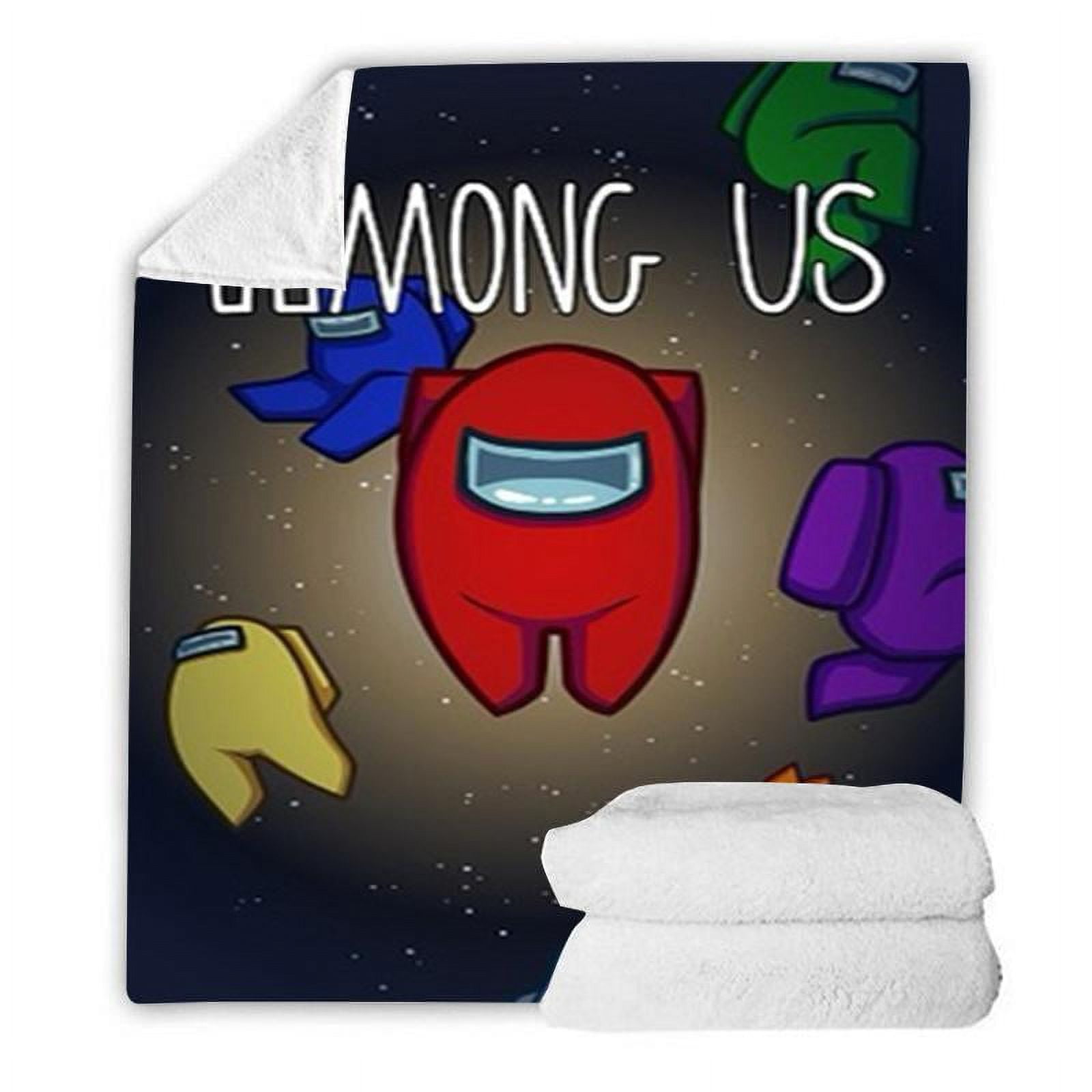 Among us Flannel Blanket Flannel Blanket Home Office Nap Blanket Autumn