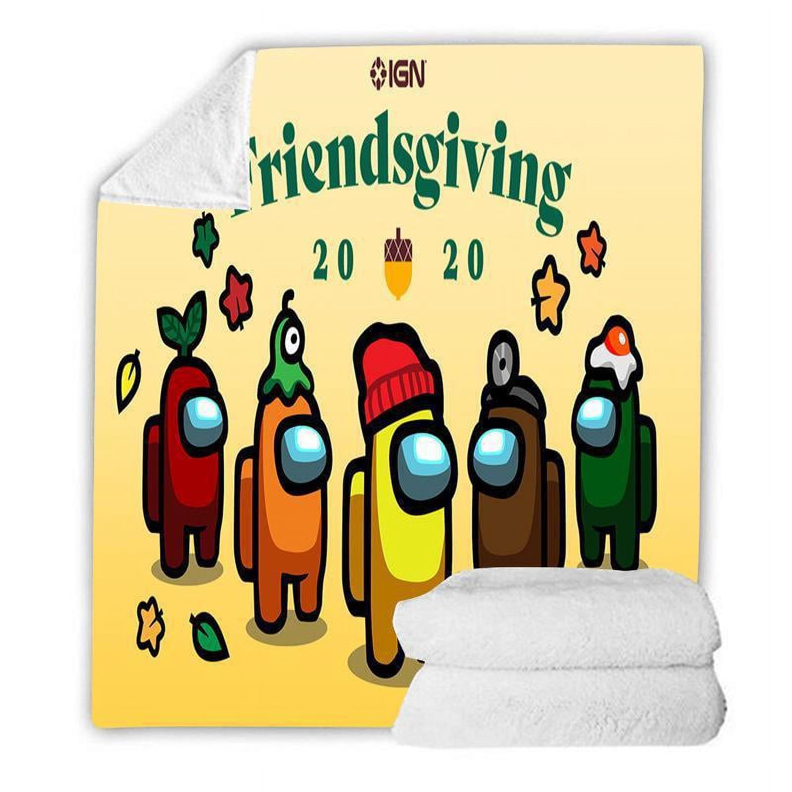 Among us Flannel Blanket Flannel Blanket Home Office Nap Blanket Autumn