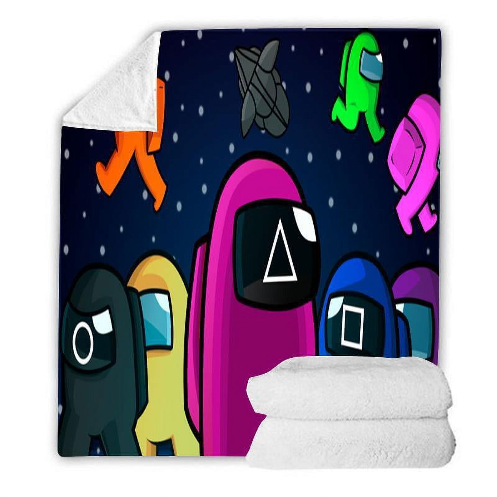Among us Flannel Blanket Flannel Blanket Home Office Nap Blanket Autumn