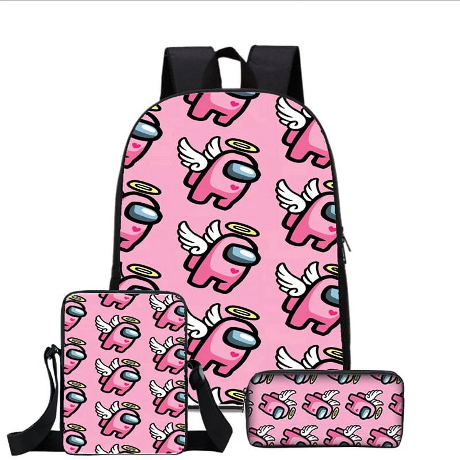 Among us Games Anime Bpack Three-piece Backpack - Walmart.com