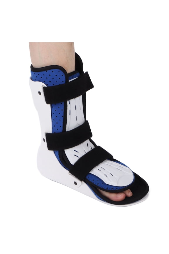 Amonsee Orthosis Splint with Front Protection Plate for Ankle Foot Injuries Sprain Broken, Fracture Orthopedic Boot
