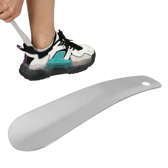Amonsee Shoe Horn Stainless Steel Shoe Spoon Tongue Portable Shoe Helper Stick for Travel, Shoe Spoon, Metal Shoe Horn
