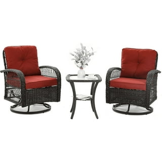Bistro Sets in Balcony Furniture Red Walmart
