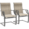 thumbnail image 1 of Amopatio Patio Chairs Set of 2, Outdoor Dining Chairs for All Weather, Breathable Garden Outdoor Furniture for Backyard Deck, 1 of 7