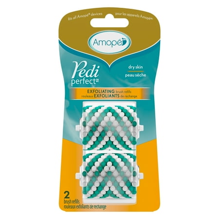 Amope Pedi Perfect Electronic Foot File Exfoliating Brush Refills (2 refills)