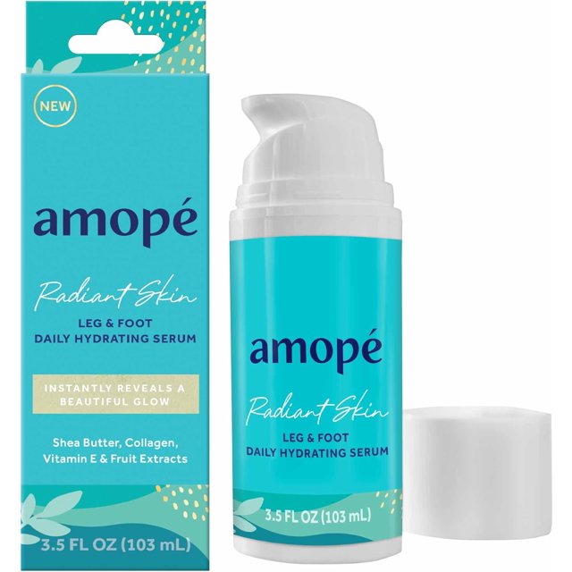 Amope Radiant Glowing Skin Leg & Foot Daily Hydrating Serum, 3.5 FL OZ