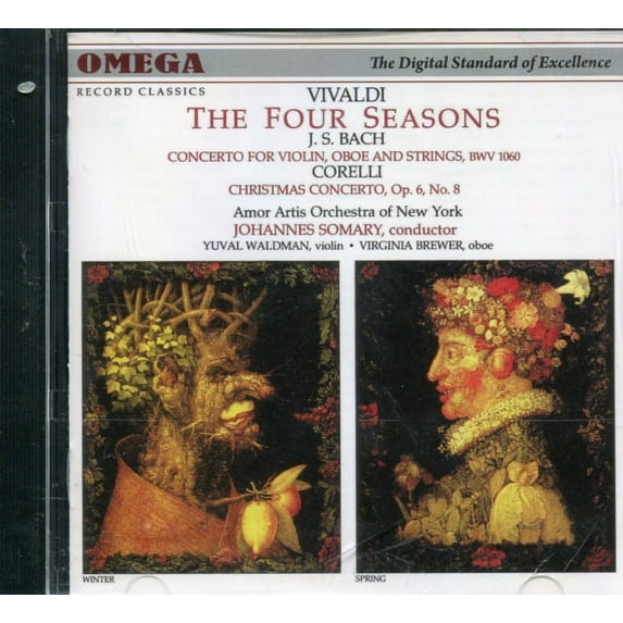 Amor Artis Orchestra Of New York/ J. SOMARY-vivaldi four seasons/bach concerto for violin/corelli christmas concerto