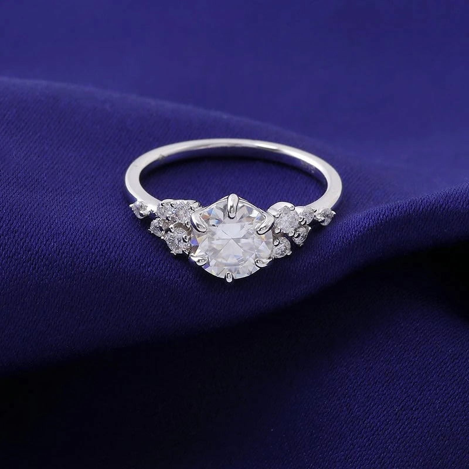 Amor Jewel 1.9 Ct Round Brilliant Cut Lab-Created Simulated Diamond ...