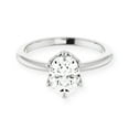 thumbnail image 1 of Amor Jewel Oval Cut Excellent 1.8 Ct Diamond Engagement Rings - 14K White Gold Plated Wedding Anniversary Rings - 60th Wedding Anniversary Gifts for Women's - Christmas Special Gifts for Women's, 1 of 4