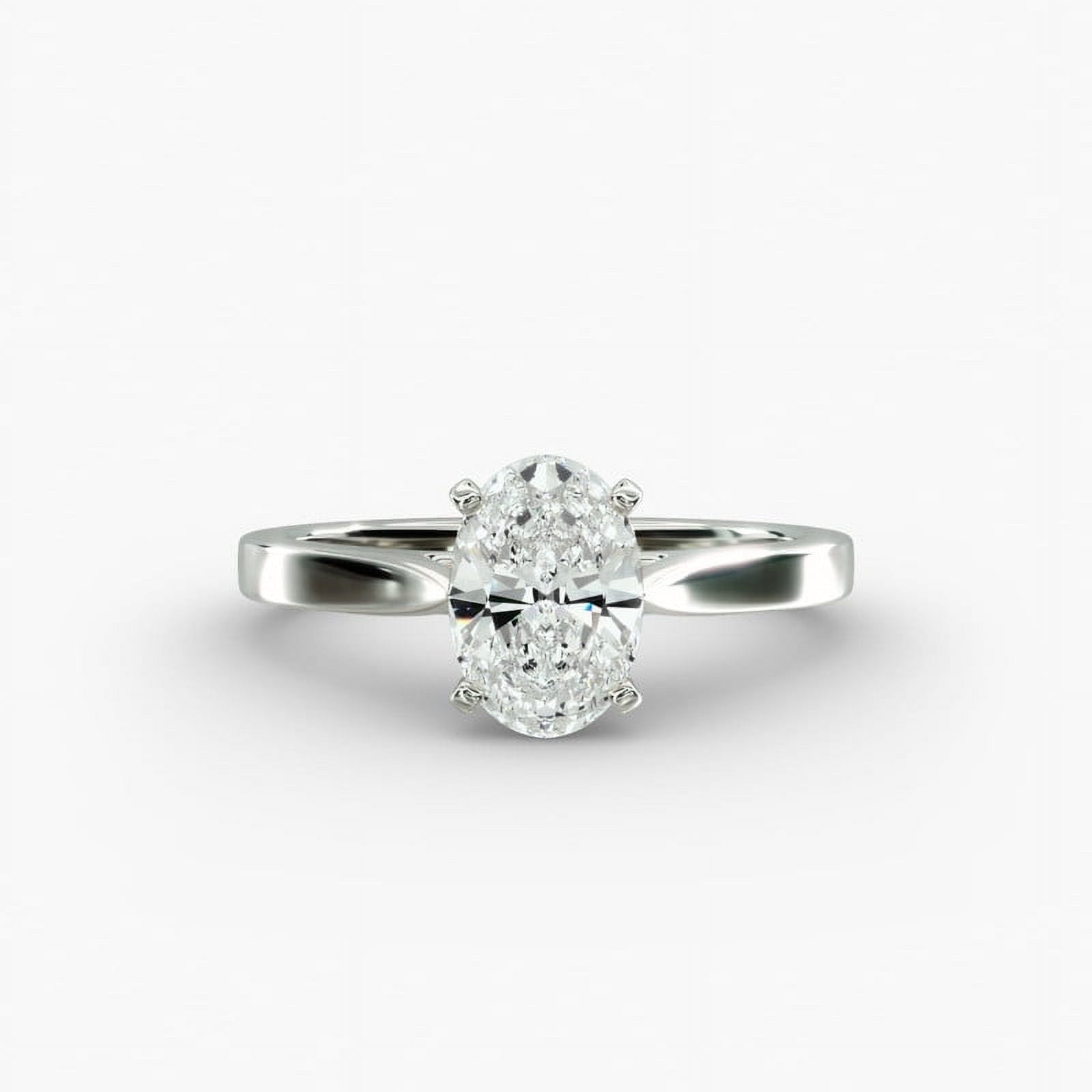 Amor Jewel Oval Excellent Cut 1.8 Ct Lab Created Diamond Wedding ...