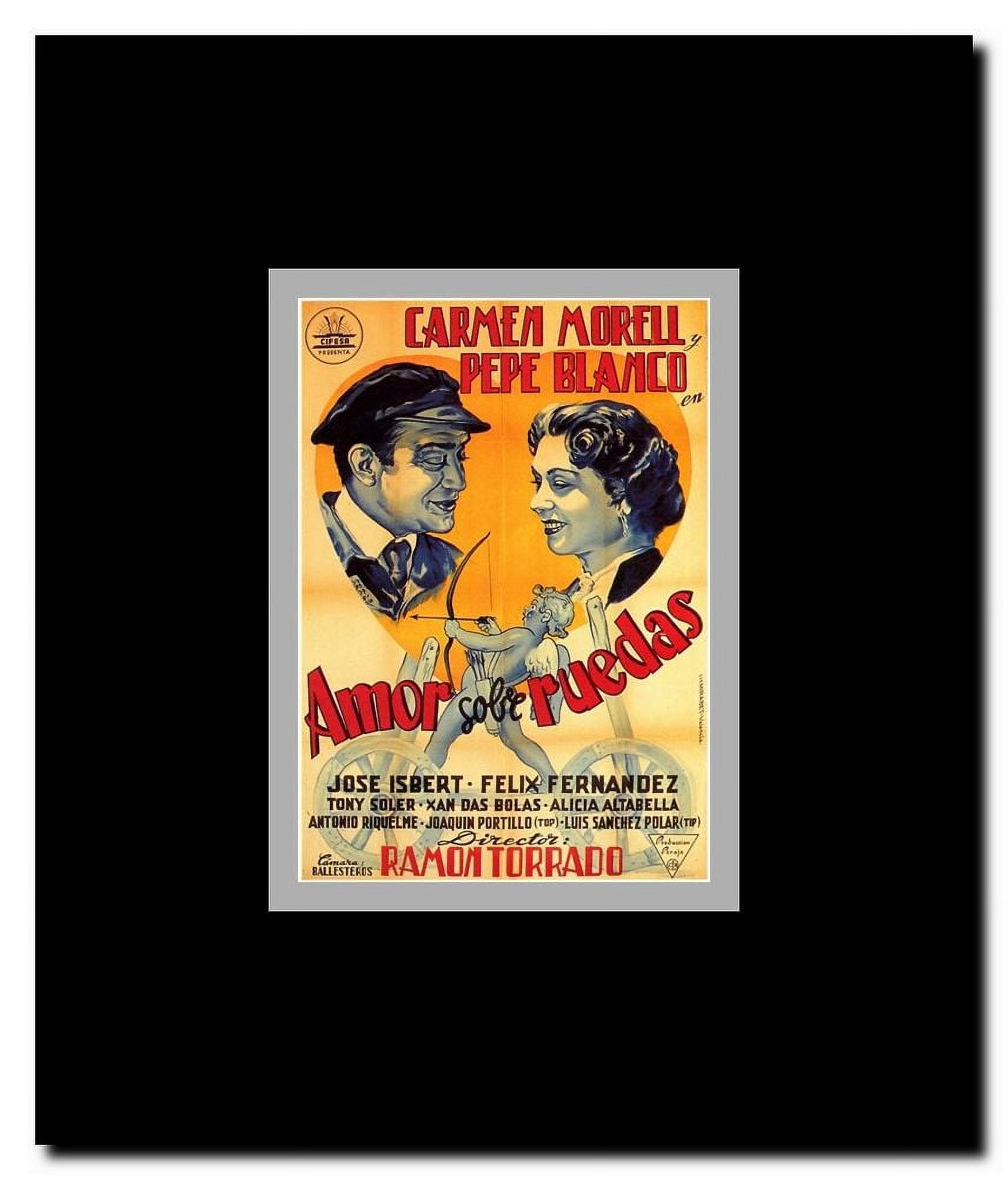 Amor Sobre Ruedas Framed Movie Poster