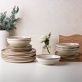 thumbnail image 1 of AmorArc Ceramic Dinnerware Sets,Handmade Reactive Glaze Stoneware Plates and Bowls Sets,Highly Scratch Resistant | Dishwasher & Microwave Safe Dishes Set,Service for 12 (36pc), 1 of 8