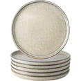 thumbnail image 1 of AmorArc Dinner Plates Set of 6, 10.5 Inch Reactive Glaze Ceramic Plates Set, Microwave, Dishwasher Safe, Scratch Resistant, Modern Large Dinnerware Dishes Set Kitchen Stoneware Plates-Reactive Glaze, 1 of 8