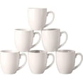 thumbnail image 1 of AmorArc 16oz Coffee Mugs Set of 6, Large Ceramic Coffee Mugs for Man, Woman, Dad, Mom, Modern Coffee Mugs with Handle for Tea/Latte/Cappuccino/Cocoa. Dishwasher&Microwave Safe, Light Beige, 1 of 7