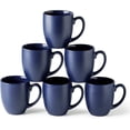 thumbnail image 1 of AmorArc 16oz Coffee Mugs Set of 6, Large Ceramic Coffee Mugs for Men, Women, Dad, Mom, Modern Coffee Mugs with Handle for Tea,Latte,Cappuccino,Cocoa. Dishwasher&Microwave Safe, Matte Blue, 1 of 7