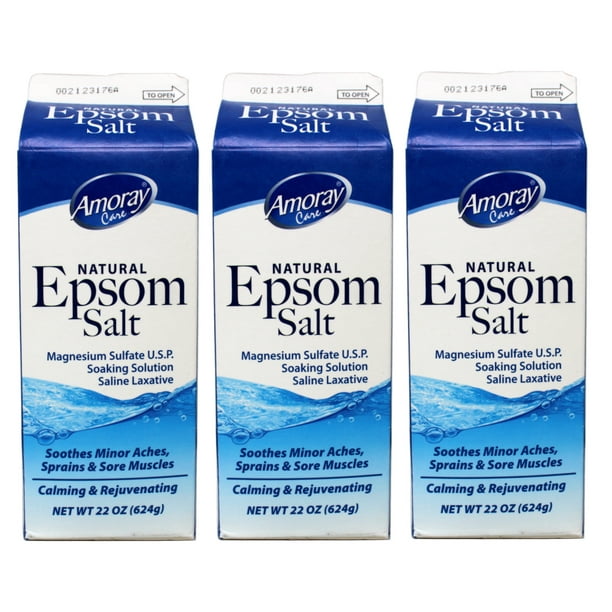 Amoray Epsom Salt Original, Magnesium Sulfate U.S.P, Soaking Solution