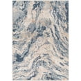 thumbnail image 1 of Amore Blue  Modern Rectangle Area Rug, 1 of 3