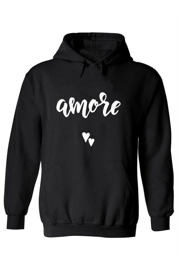 Amore Calligraphy Hoodie Women -Image by Shutterstock, Female Medium