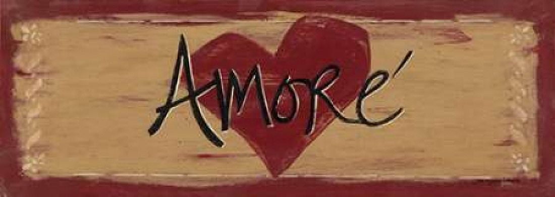 Amore Canvas Art - Jo Moulton (10 x 20)
