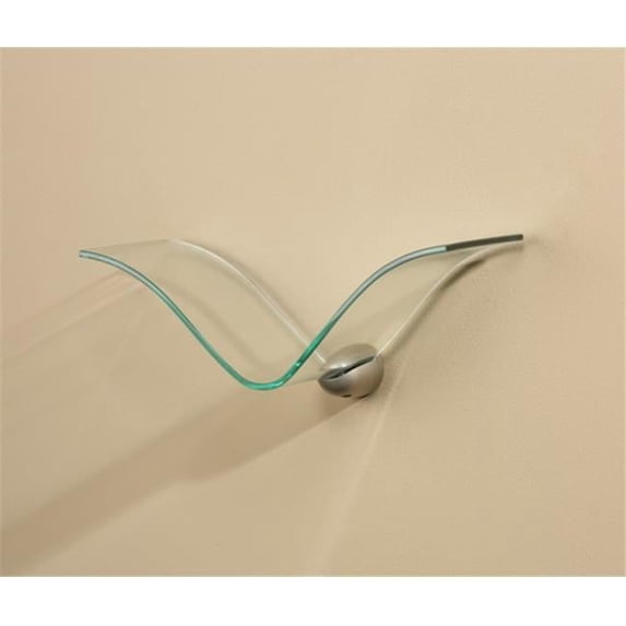 Amore Designs CPTSHERONCL Concepts Heron Clear Glass Shelf